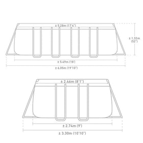 PISCINE ULTRA XTR INTEX RECTANGULAIRE - 0