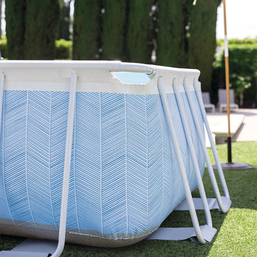 PISCINE CHEVRON 4,00 x 2,00 x 1,00 m - 0