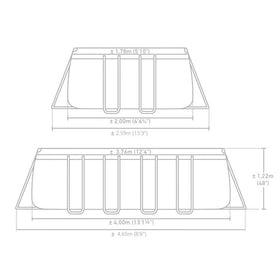 PISCINE PRISM FRAME INTEX RECTANGULAIRE - 0