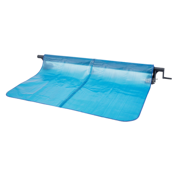ENROULEUR BÂCHE À BULLES POUR PISCINE RECTANGULAIRE