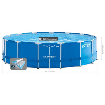 PISCINE METAL FRAME INTEX RONDE - 0