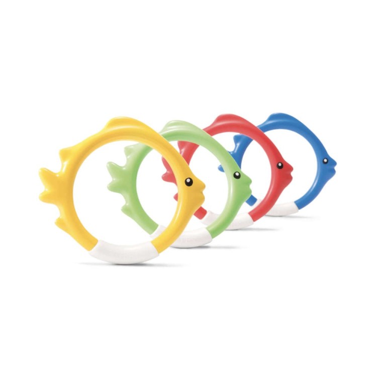JEU DE 4 POISSONS DE PLONGÉE