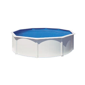PISCINE ACIER BLANC FIDJI RONDE
