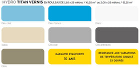 PVC ARMÉ HYDRO TITAN VERNIS 150/100