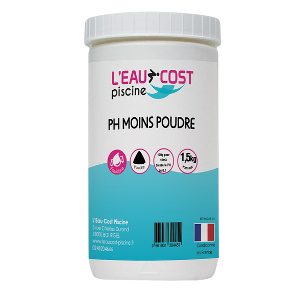 PH MOINS POUDRE - L'EAU COST PISCINE